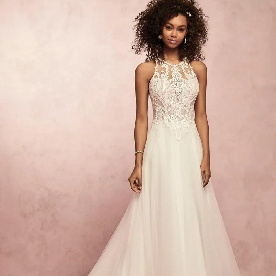 Jewel Neckline Wedding Dresses  Luxe Redux Bridal