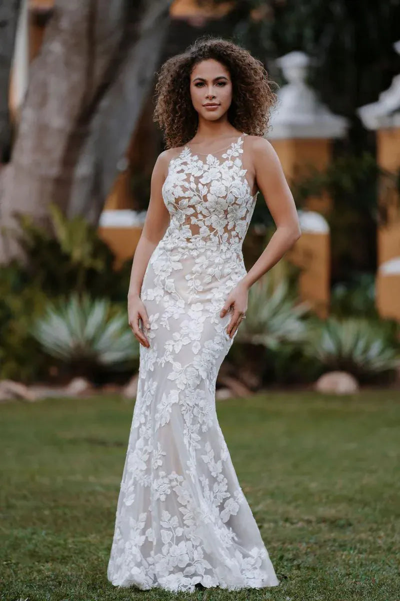 allure beaded mermaid wedding dress Modern and Sexy Mermaid Wedding Dress