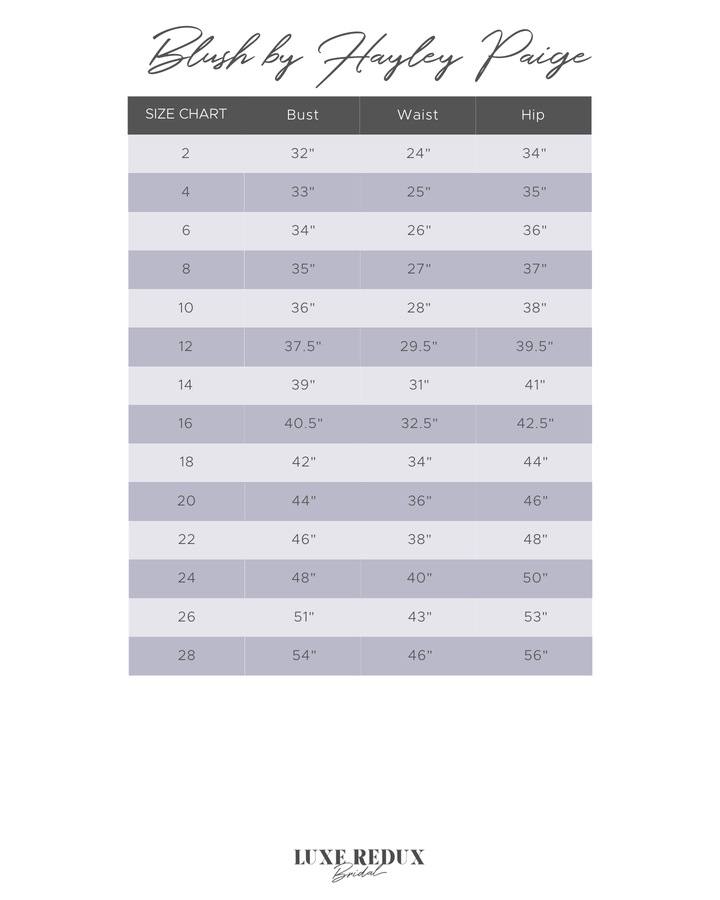 Blush by Hayley Paige Xenia - Size 10