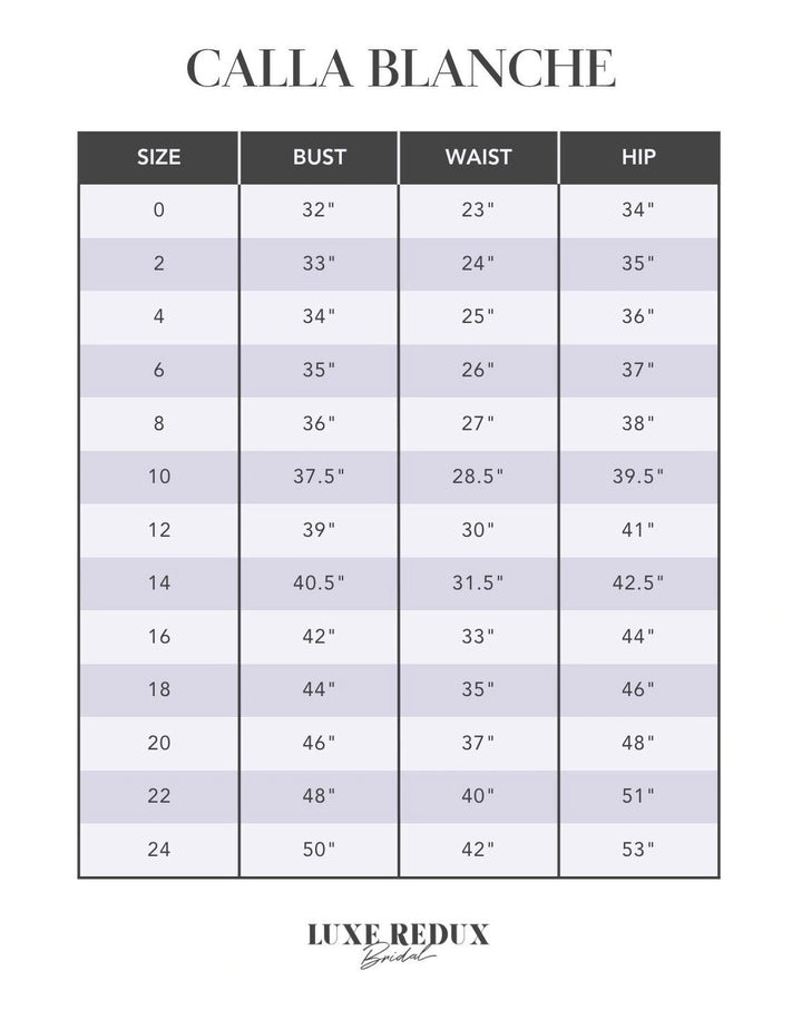 Calla Blanche Tamzin - Size 12