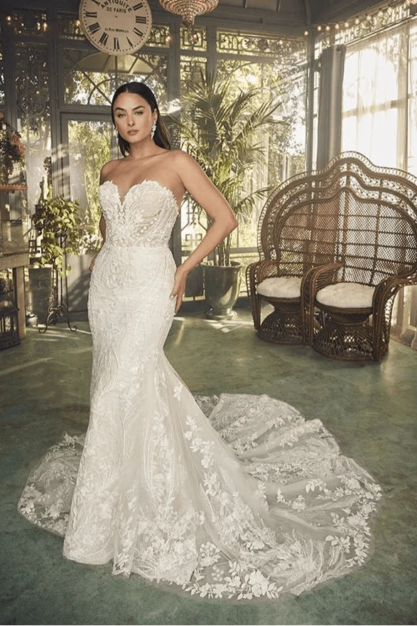 casablanca lace dress Style BL344 Hayden | Affordable Casual Boho Lace Wedding Dress by Beloved