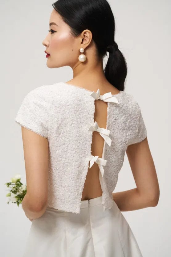 Jenny Yoo Dylan Topper - Size Medium