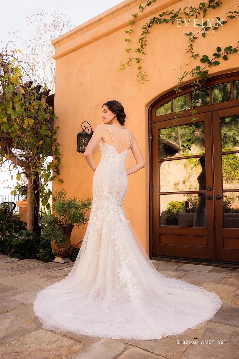 Evelyn Bridal Amethyst - Size 14