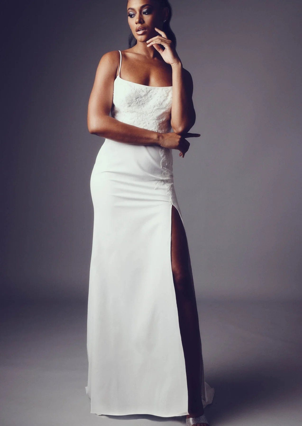 crawford maxi dress Renhue Crawford RH030 Bridal Gown – Luxe Redux Bridal