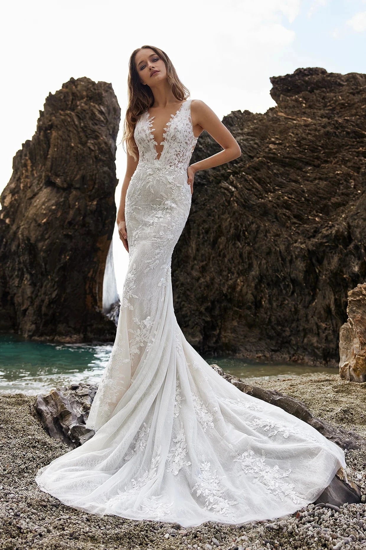 ines di santo mermaid wedding dresses Ines by Ines Di Santo Leda