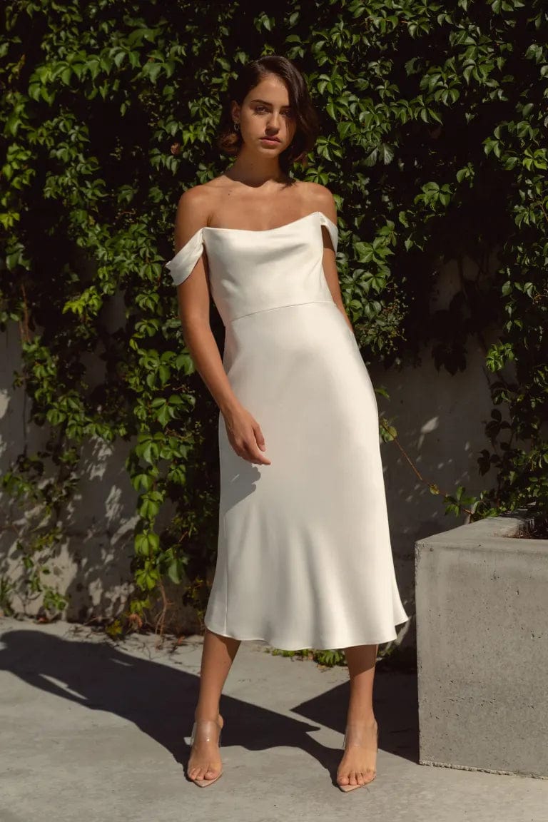 jenny yoo off the shoulder bridesmaid dress Jenny Yoo Bridesmaid Dress Waverly Whisper Blue