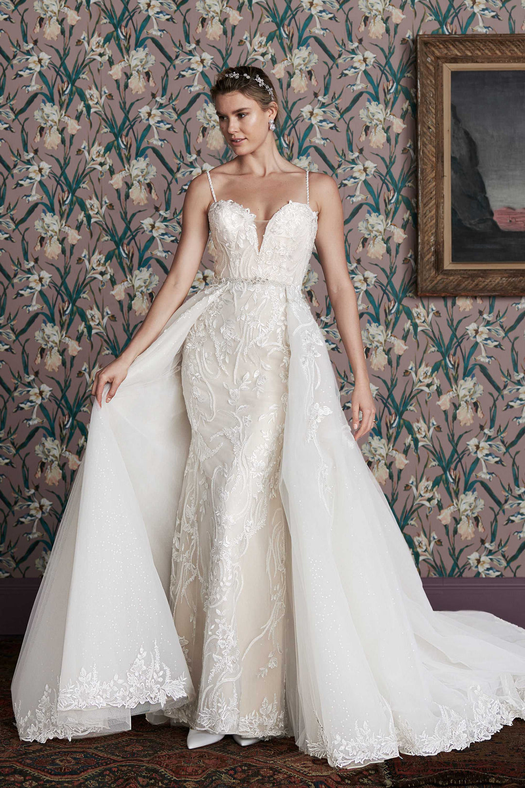 Signature by Justin Alexander Dinah + Overskirt - Size 12