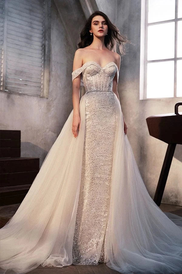 La Premiere Uliana + Overskirt - Size 12