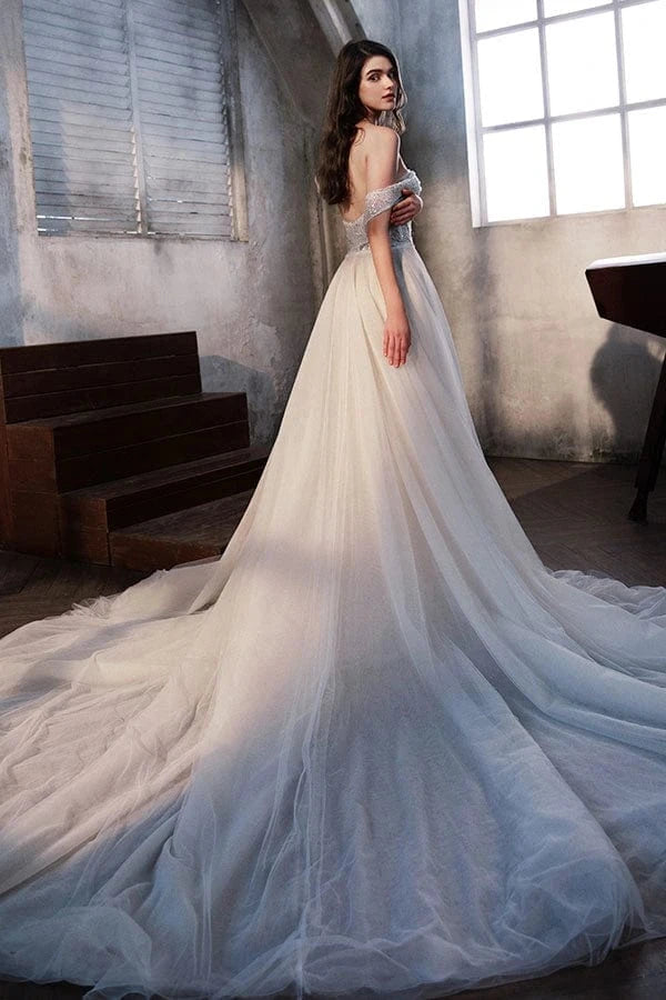 La Premiere Uliana + Overskirt - Size 12