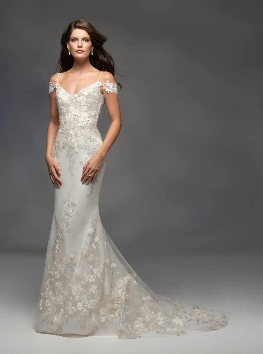 Lazaro Alexandria 32107 + Overskirt - Size 10