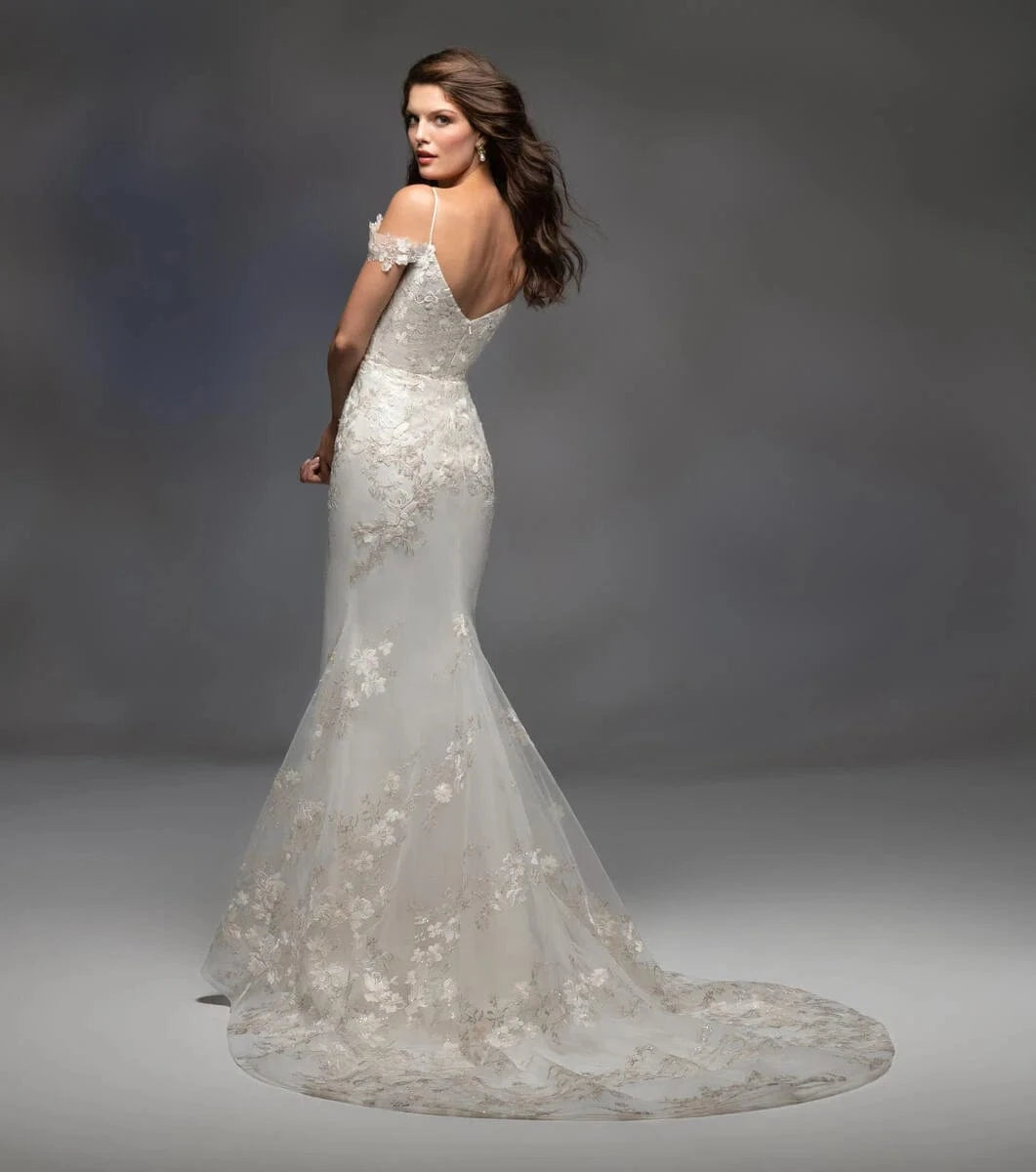 Lazaro Alexandria 32107 + Overskirt - Size 10