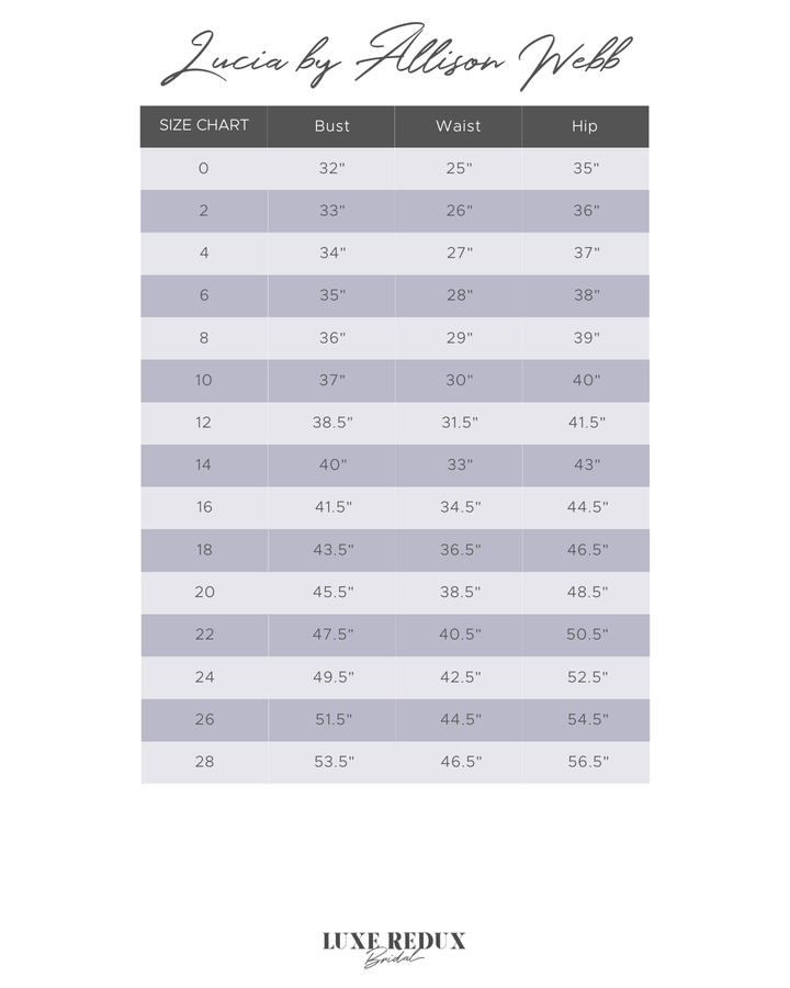 Lucia by Allison Webb Tessa - Size 12