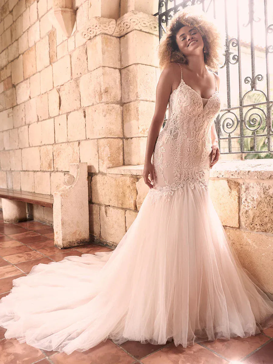 mermaid maggie sottero wedding dresses 21MC385 Rock'nRoll cleaning specialist for this Caprice Maxi Dress - Items:Whole Set