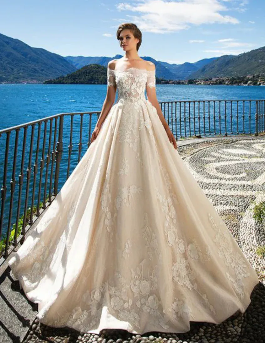 Wedding Gowns Bhldn Nova Milla Nova Meldi Size 10 – Luxe Redux Bridal - Main Image