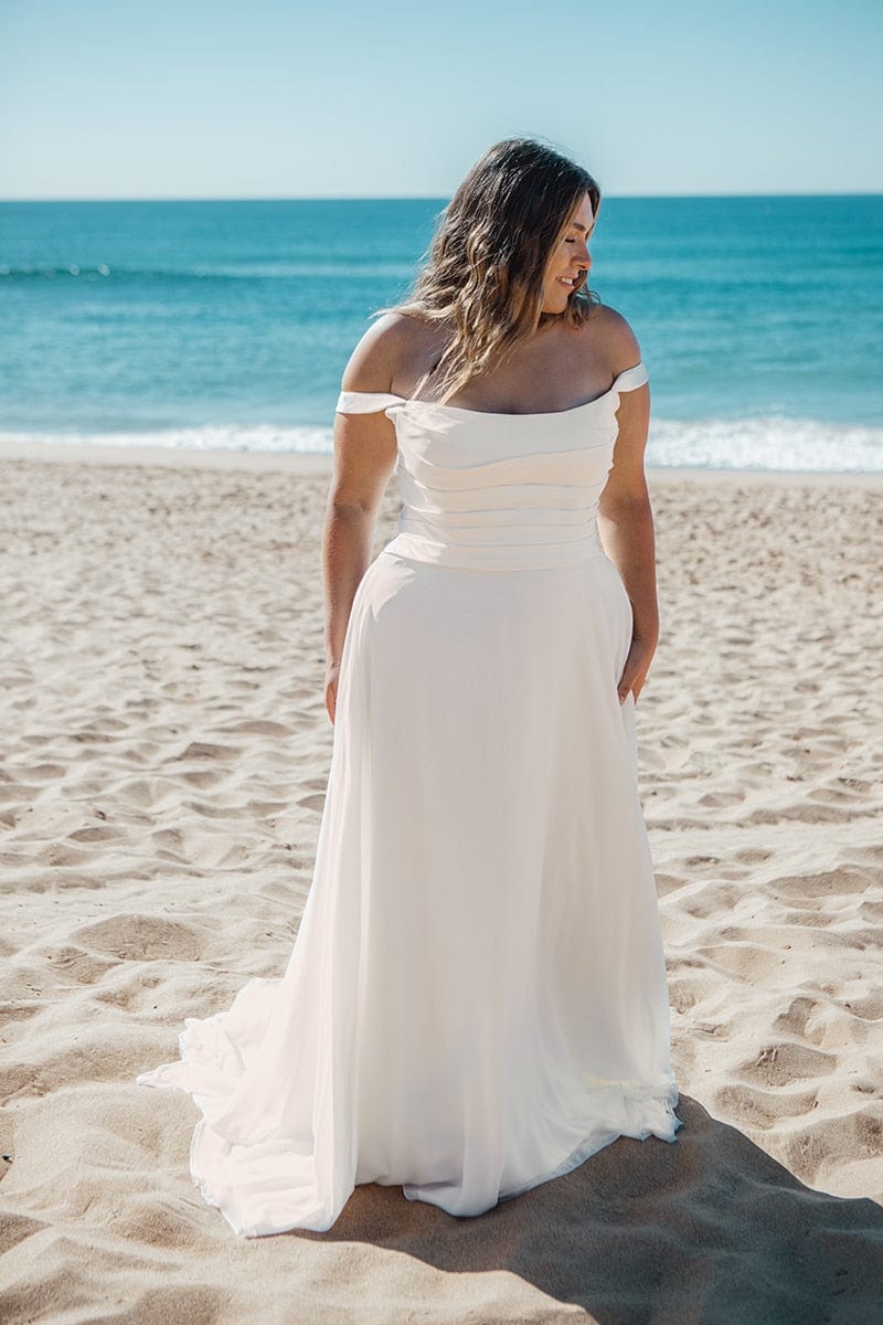 white christmas dresses Peter Trends Bridal Denim