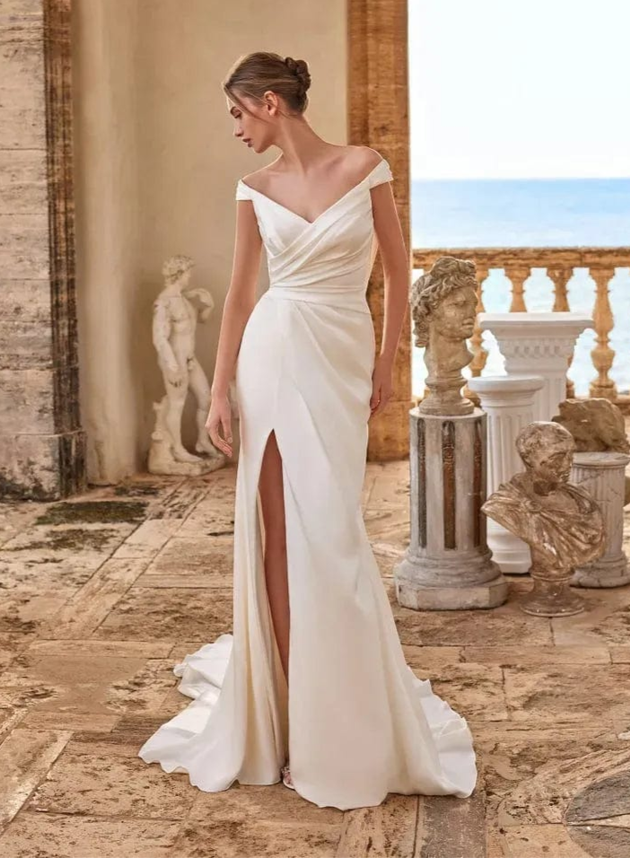 pronovias silk wedding dress Pronovias Bridal Mayon