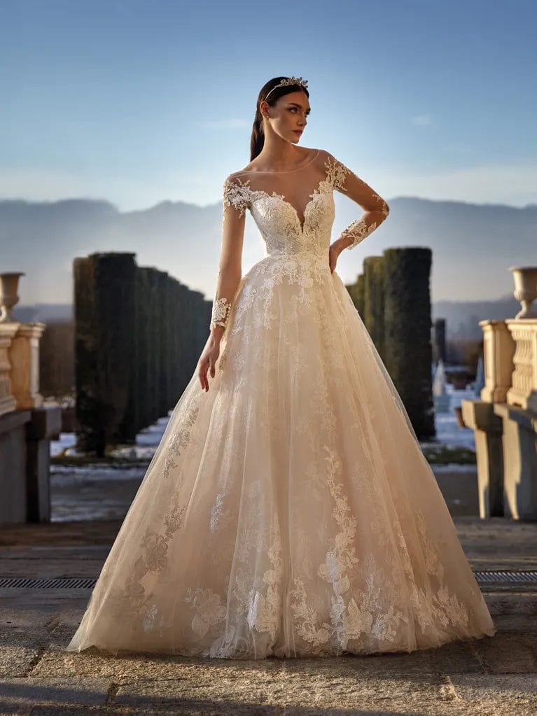 pronovias brown wedding dress Pronovias Bridal Gown Miss Priss Prom and Pageant store, Lexington, Kentucky, largest selection of Sherri Hill prom gowns