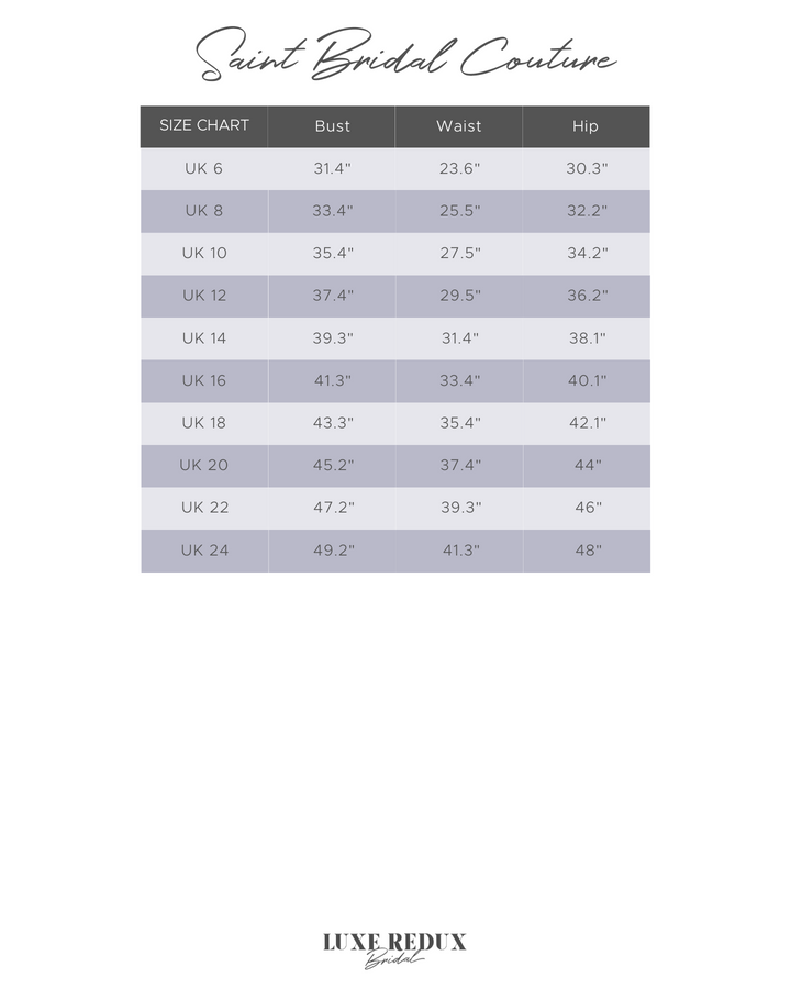 Saint Bridal Couture Miles - Size 8