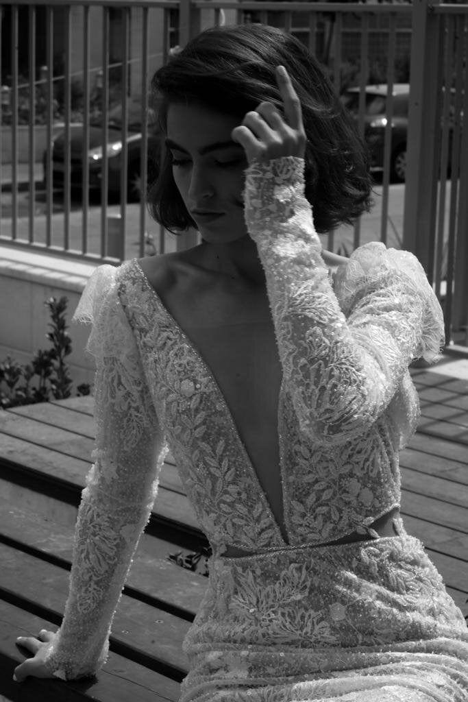 white wedding dress with black beading Vintage 1960's Stevens Utica Caftan Towel Dress main image 1