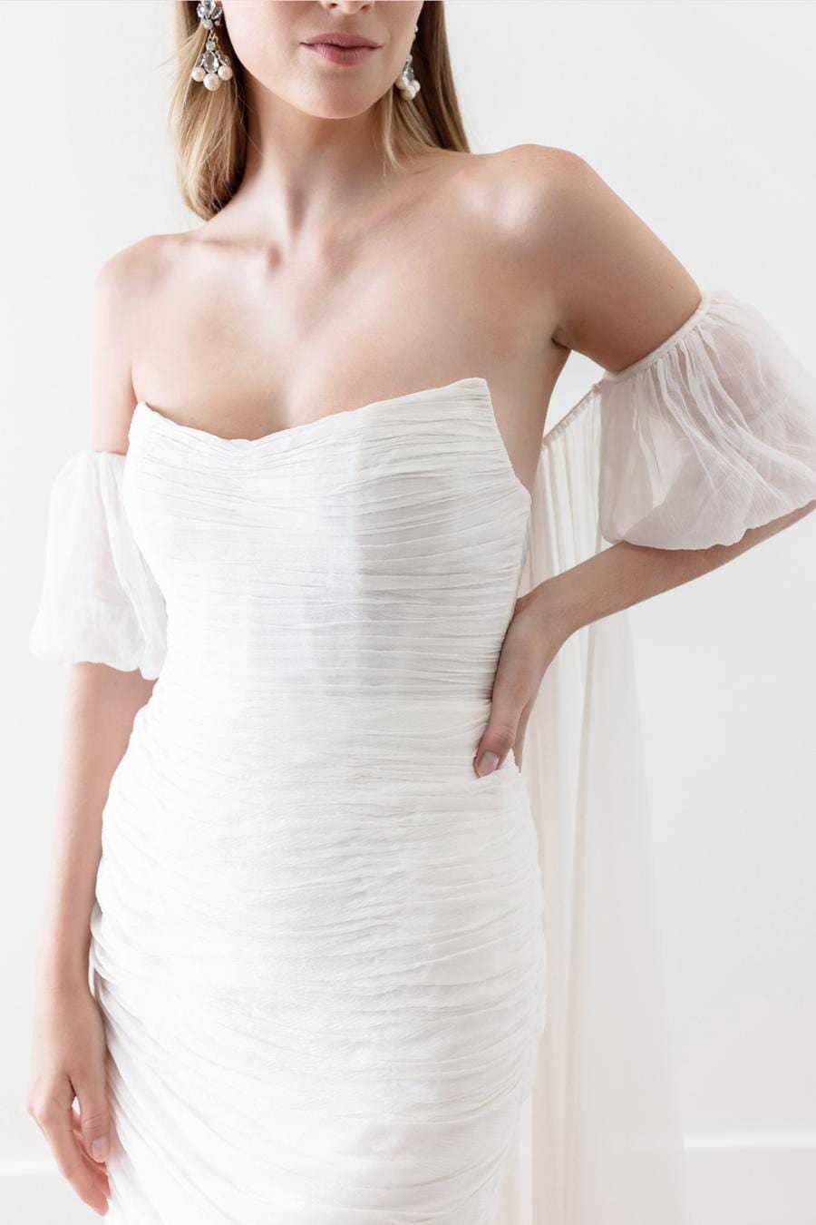 Watters Ilaria + Cape - Size 2, Extra Length