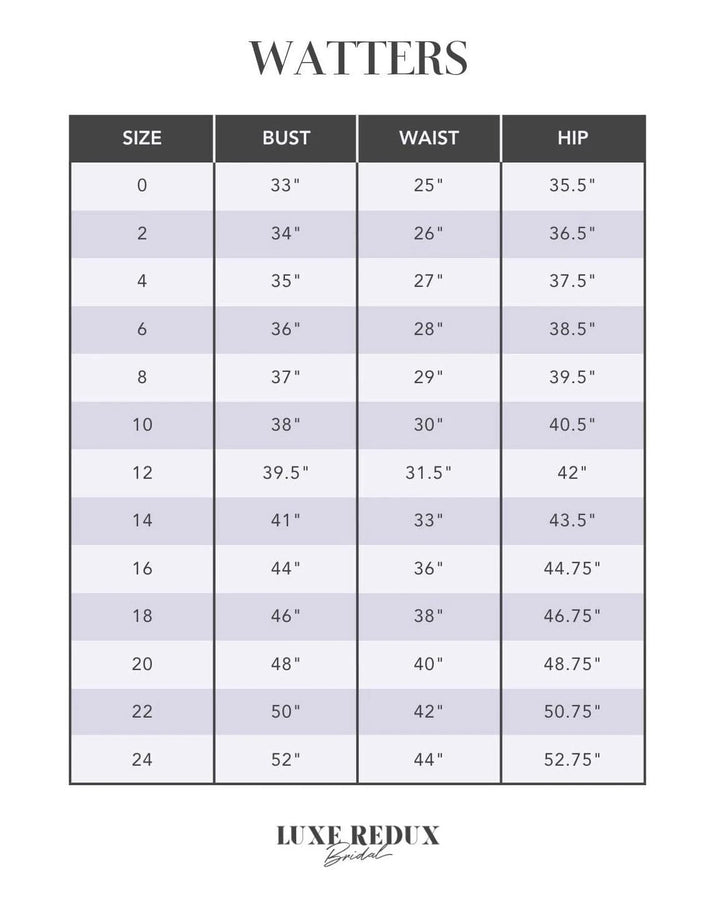 Watters Paloma - Size 14