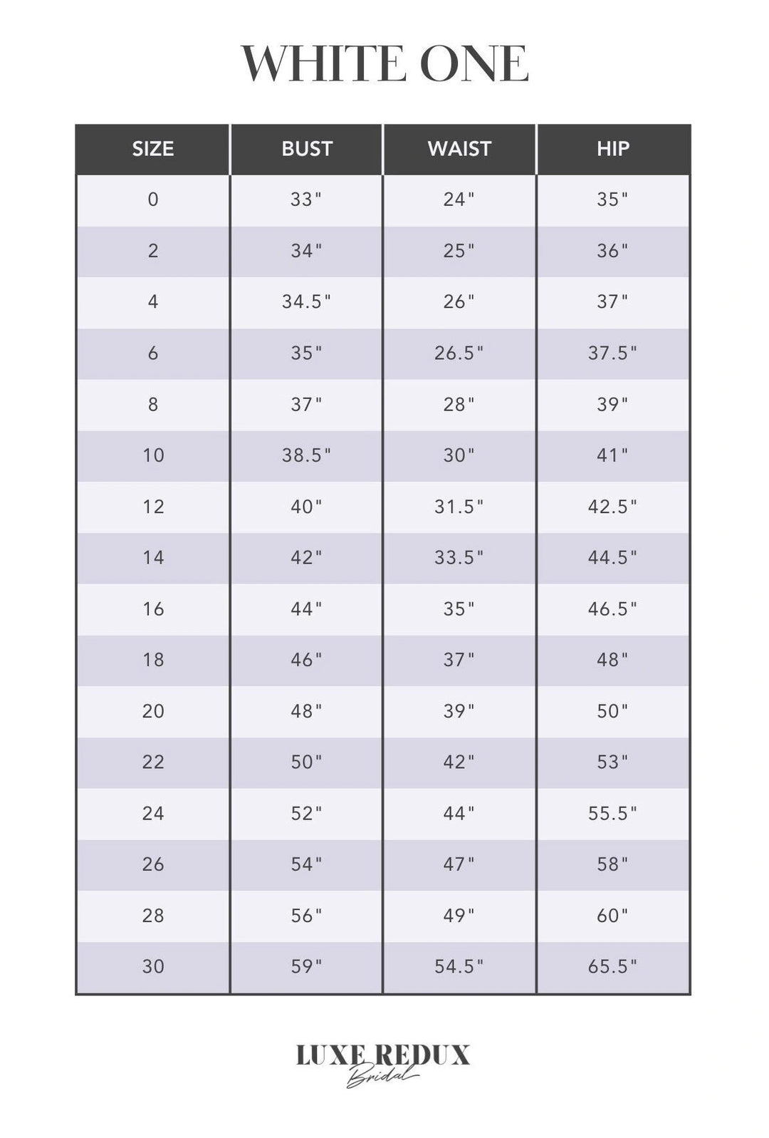 White One Cher - Size 20