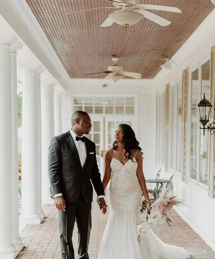 bride wearing dress from luxe redux bridal cincinnati
