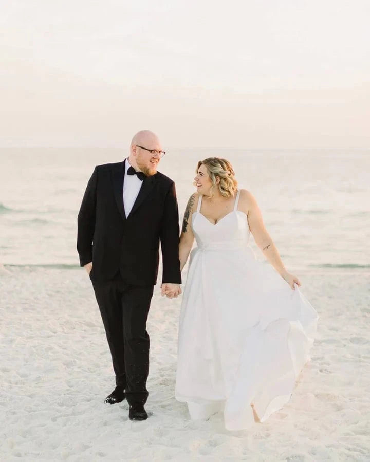 bride wearing dress from luxe redux bridal cincinnati