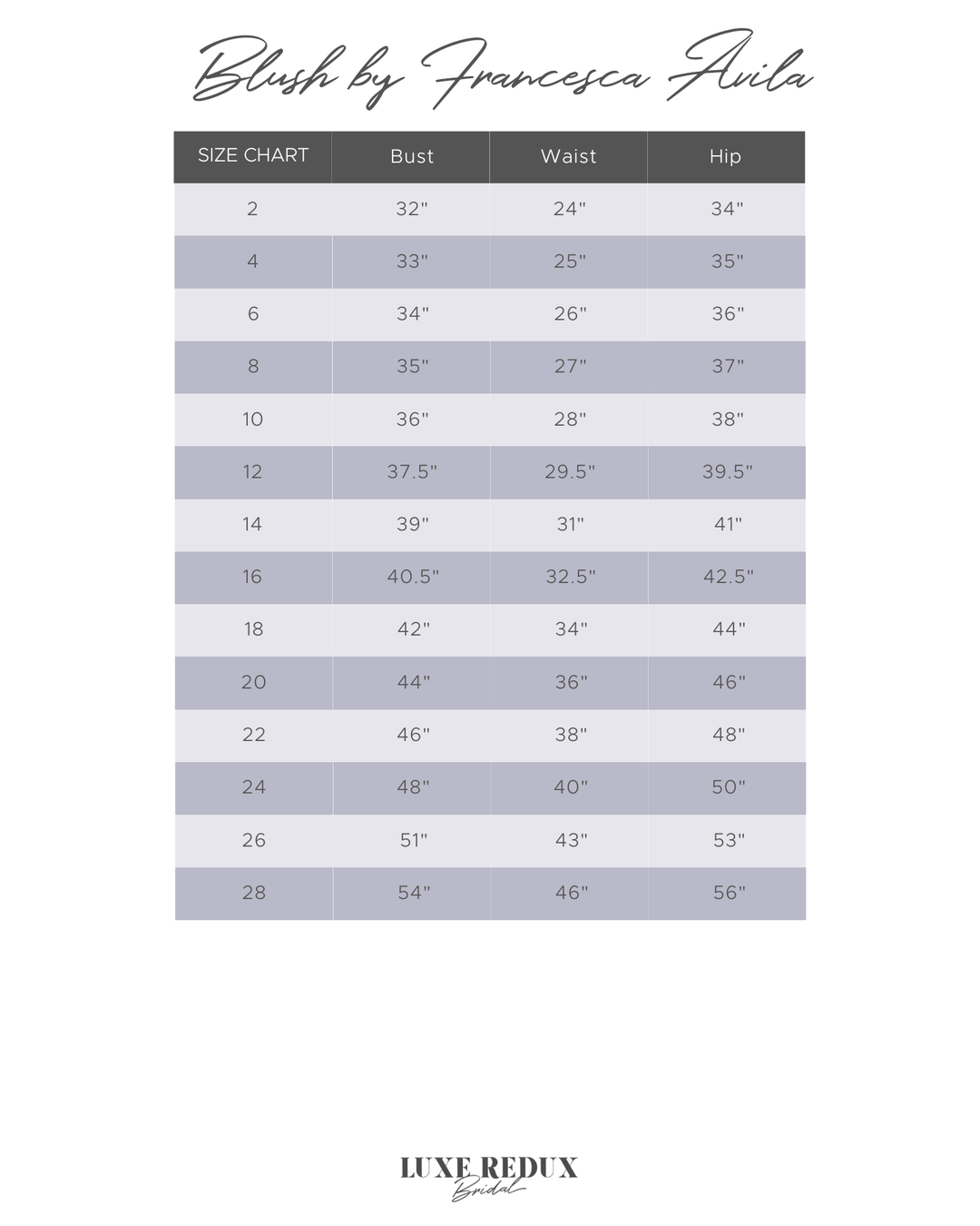 Blush By Francesca Avila Nerida - Size 14