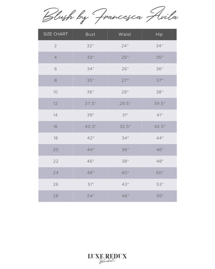 Blush By Francesca Avila Nerida - Size 14