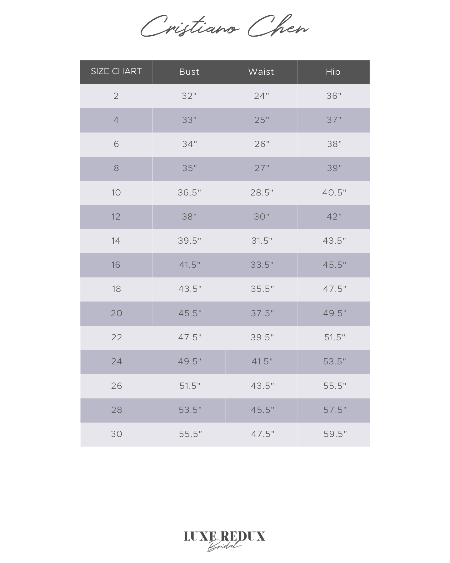 Cristiano Lucci 13172 - Size 10 Size Chart