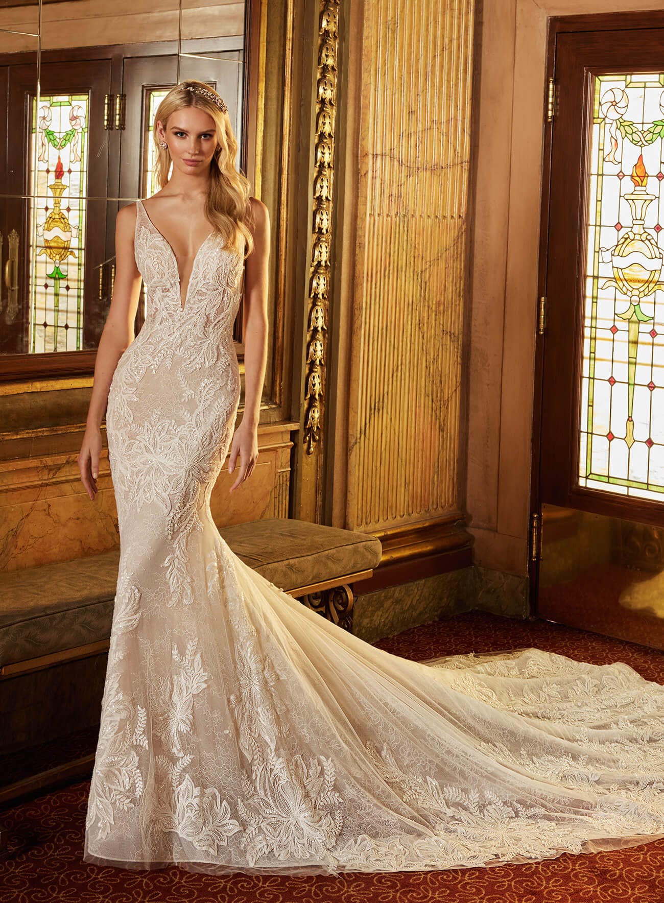 【CHICLINE 】BLANCHED DRESS Calla Blanche | Kenzie-124251 Wedding Dress | Bridal Reflections
