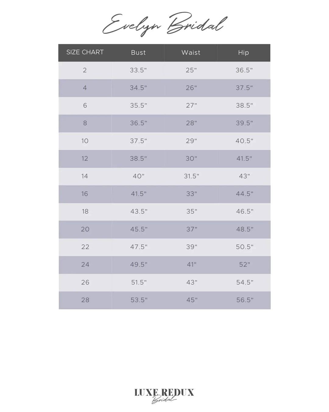 Evelyn Bridal Avery - Size 2