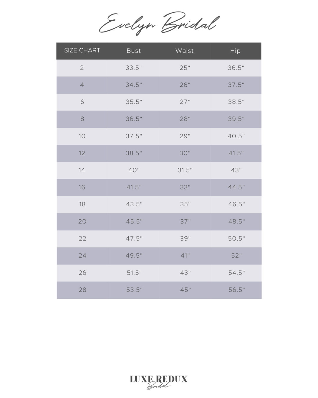 Evelyn Bridal Anastasia - Size 20