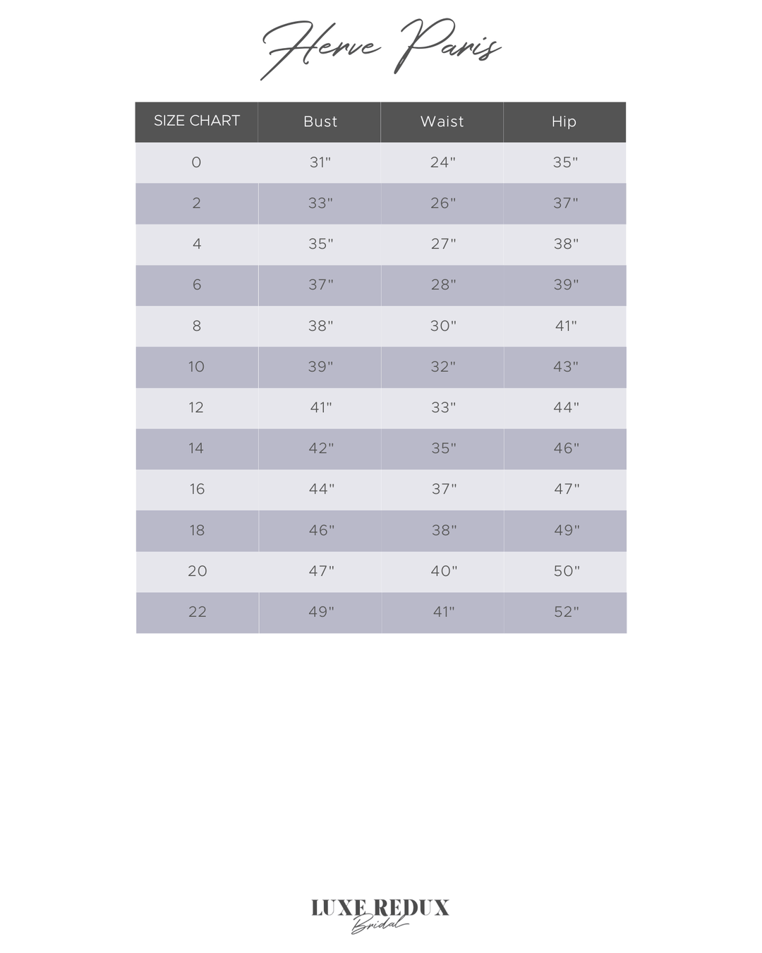 Herve Paris Biata - Size 4