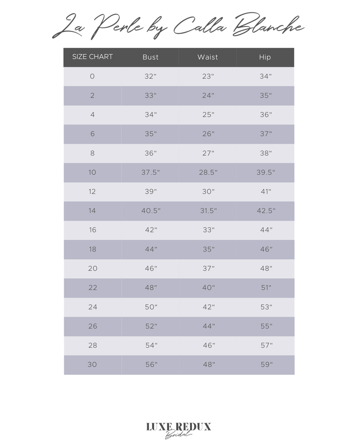 La Perle Astrid - Size 12