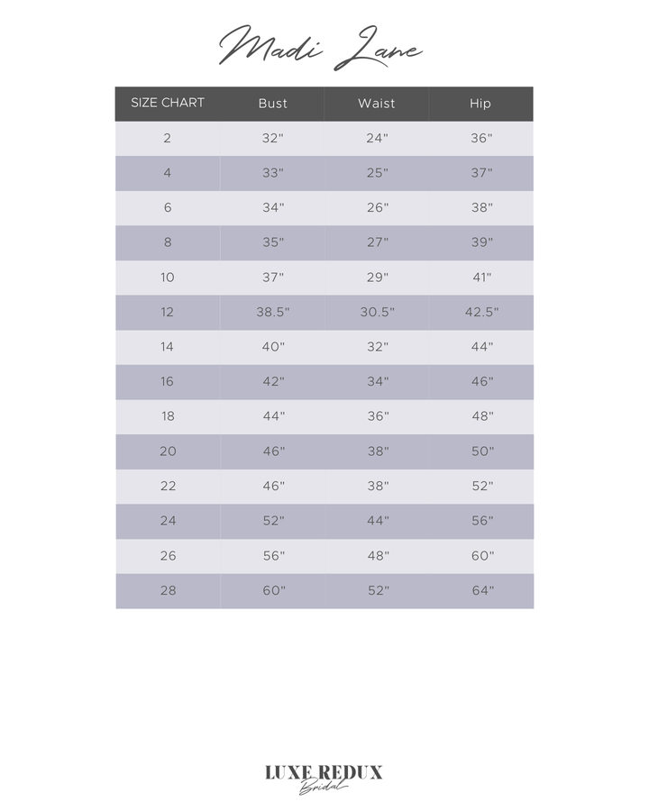 Madi Lane Halo - Size 12