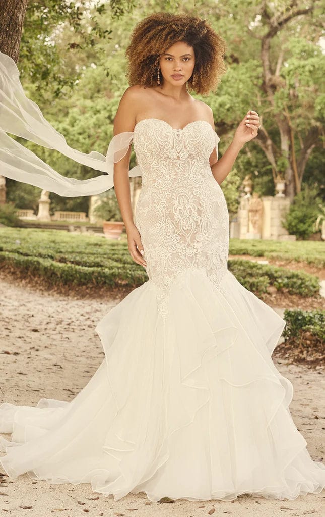mermaid wedding dress size 16 Maggie Sottero Lunaria