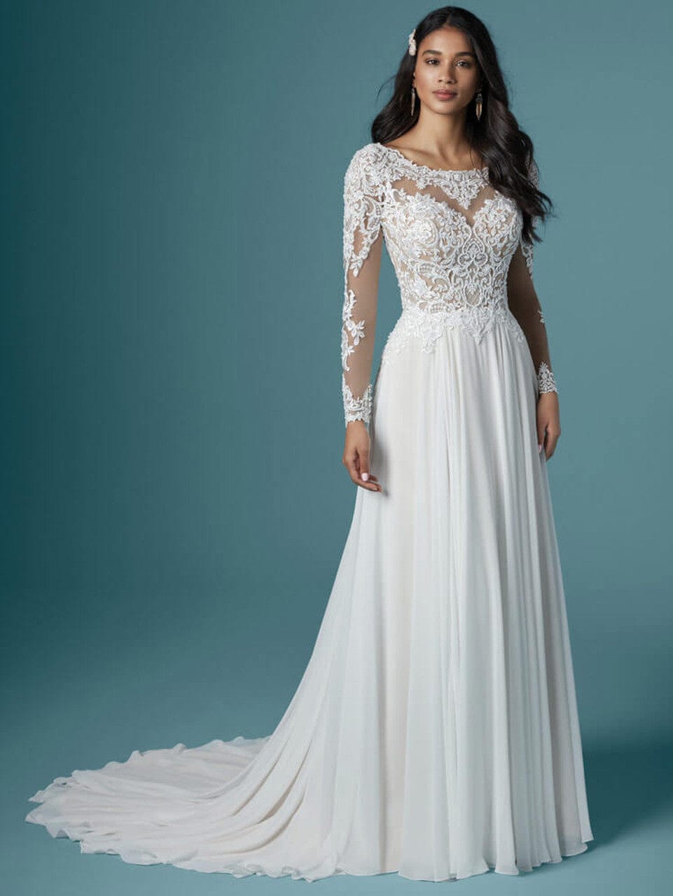 maggie sottero wedding dress long sleeve Maggie Sottero | Bridal & Veil - 26MB463A01