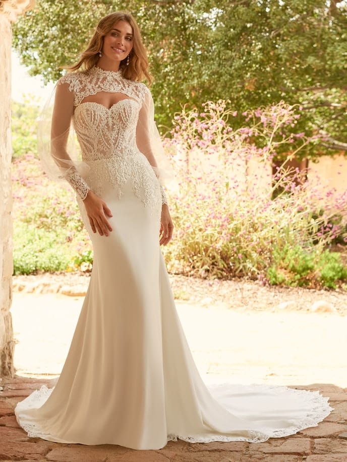 Maggie Sottero Yates + Jacket