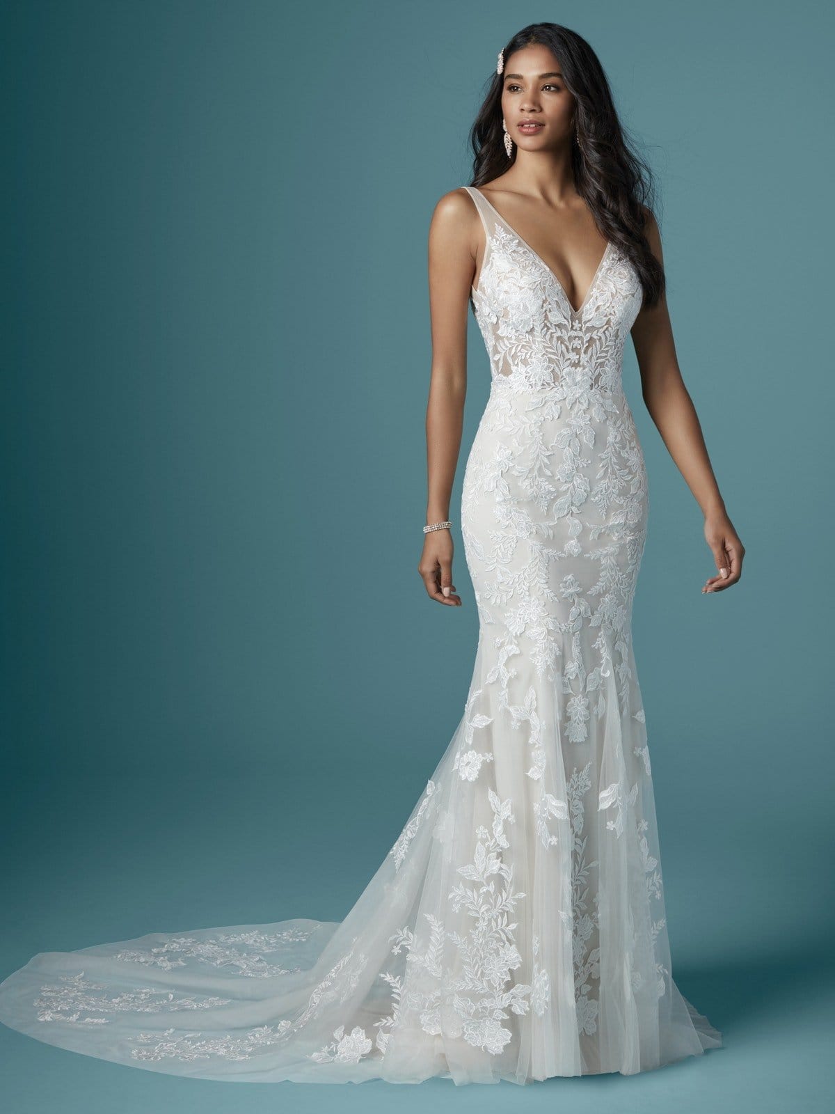 slim fit dress slacks Maggie Sottero Greenley