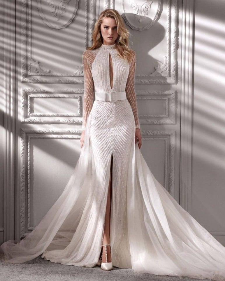 23522/22 Bridal Pantsuit from Nicole Milano