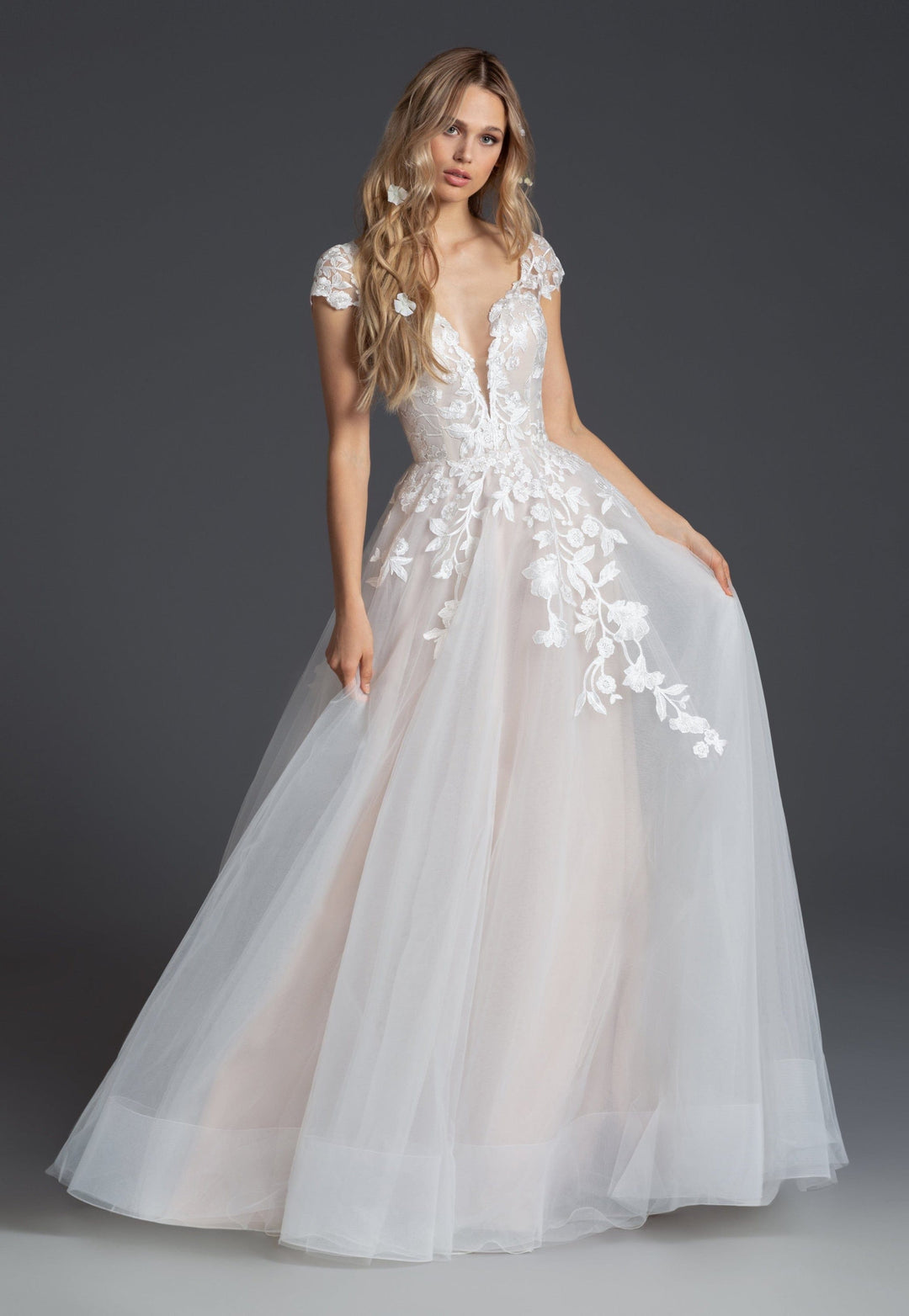 Blush by Hayley Paige Theo - Size 12