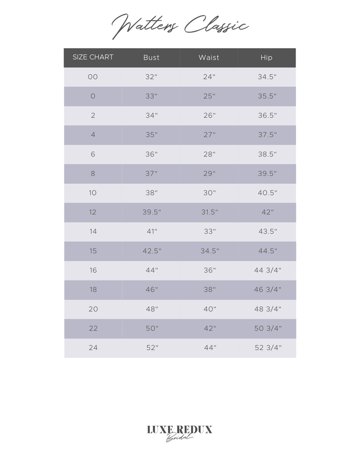 Watters Jael - Size 2
