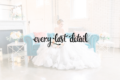 Whimsical Teal and Coral Wedding Ideas | Every Last Detail