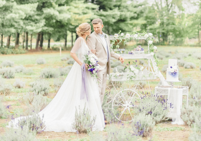 Summer Wedding Inspiration // Styled Shoot at a Cincinnati Lavender Farm
