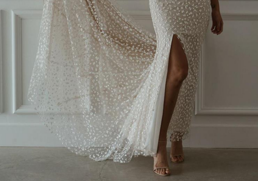 Trending: High Slit Wedding Dresses