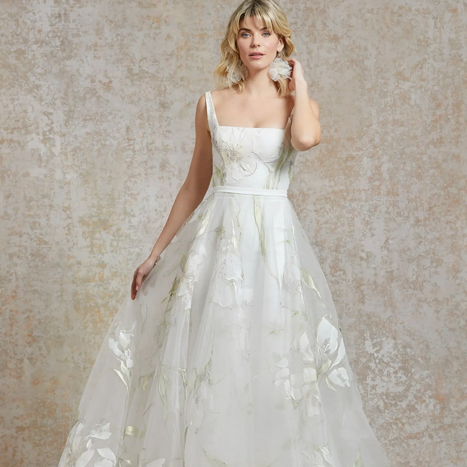 Printed and Colorful Wedding Dresses