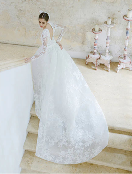Monique Lhuillier Royalty + Topper - Size 12