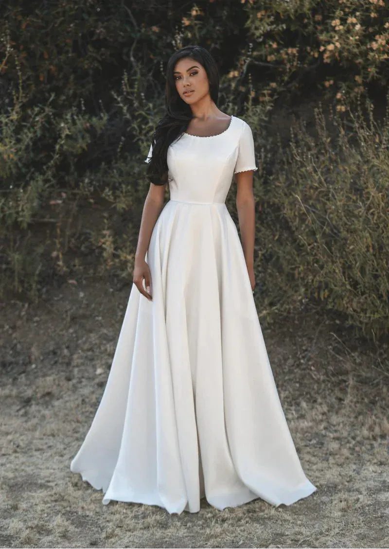 Shop 60+ Modest Wedding Dresses Online - Long Sleeves, Lace, & More! Luxe Redux Bridal Shop 60+ Modest Wedding Dresses Online - Long Sleeves, Lace, & More! Luxe Redux Bridal